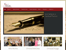 Tablet Screenshot of christoscenter.org